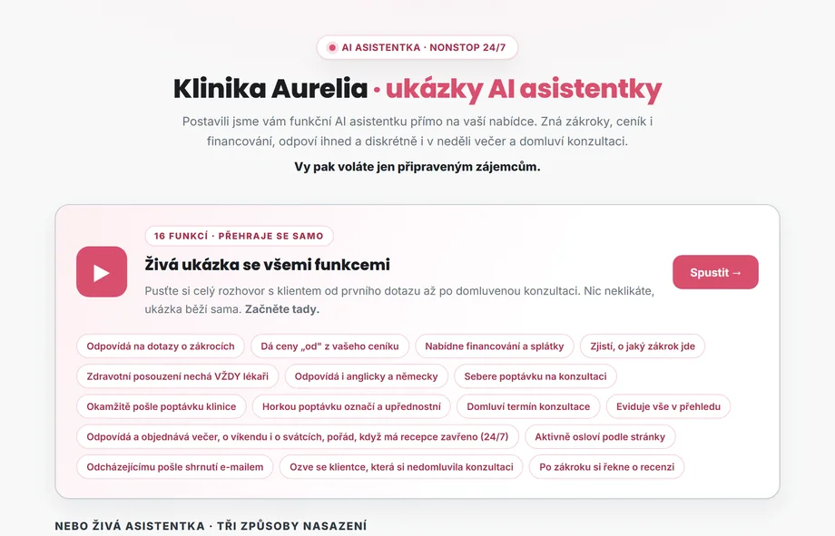 Ukázka pro kliniku